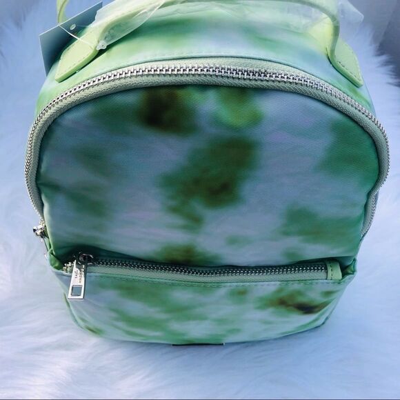 Madden Girl MG-6200 Green Tie Dye Mini Backpack Silver‎ Hardware NWT main image 8